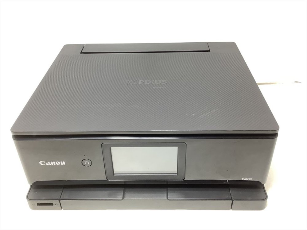 【中古】キヤノン Canon プリンター A4インクジェット複合機 PIXUS TS8730 BLACK 自動両面 6色・独立型・対応インクBCI-330/331シリーズ 【2023年秋冬モデル】