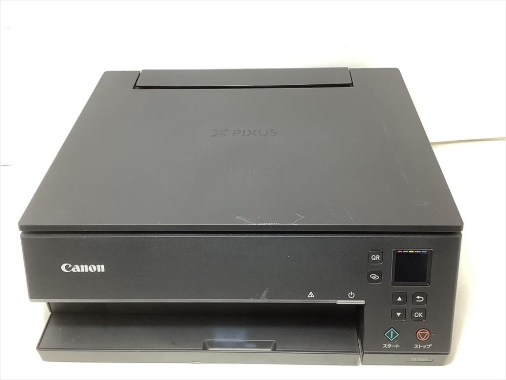 【中古】旧モデル Canon プリンター A4インクジェット複合機 PIXUS TS7330 ブラック テレワーク向け 5色・独立型・対応インクBCI-380/381シリーズ