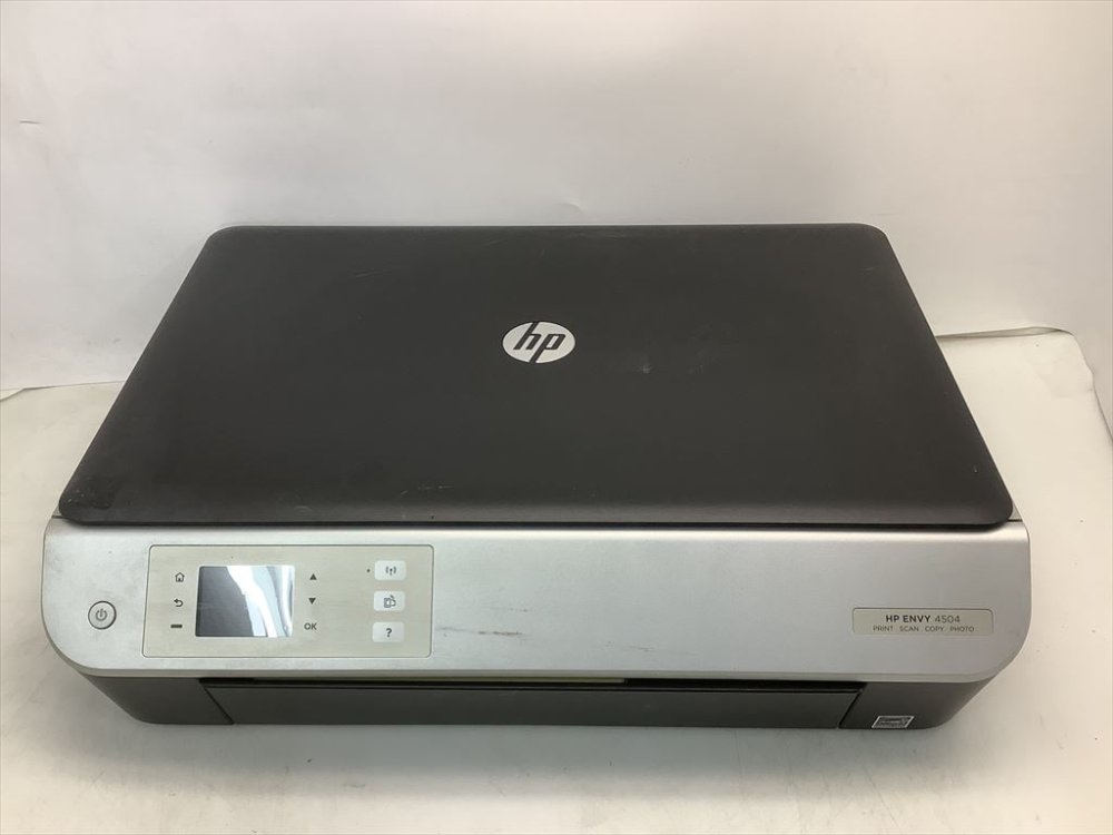 【中古】HP プリンター インクジェット 複合機 ENVY4504 A9T89A#ABJ ( ワイヤレス / 自動両面印刷 ) ヒューレット・パッカード
