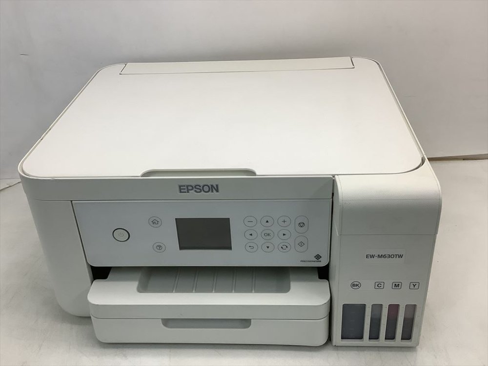 【中古】エプソン a 4 色つや 刷り上げる 相応う エコ 貯蔵タンク 積み上げる インクジェット 印刷者 練りあわせる 機 白いこと epson ew m 630 tw