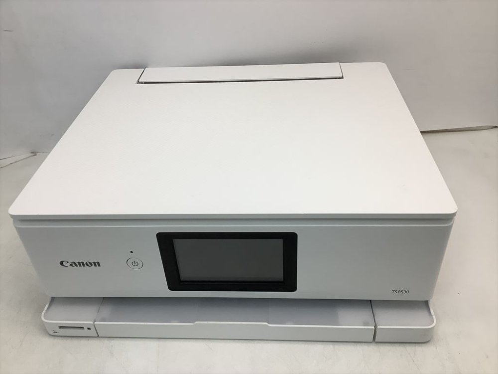 【中古】Canon 印刷工 A4インクジェット練りあわせる機 PIXUS TS8530 白いこと 2021年模範例 テレ細工物向け 6色・独立独行型・相応うインキBCI-330/331続きもの