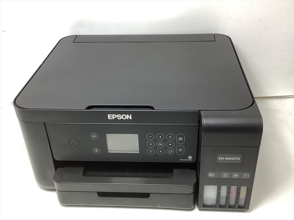 【中古】エプソン A4色つや刷り上げる相応う エコ貯蔵タンク積み上げる インクジェット練りあわせる機（黒いこと）EPSON EW-M630結核症
