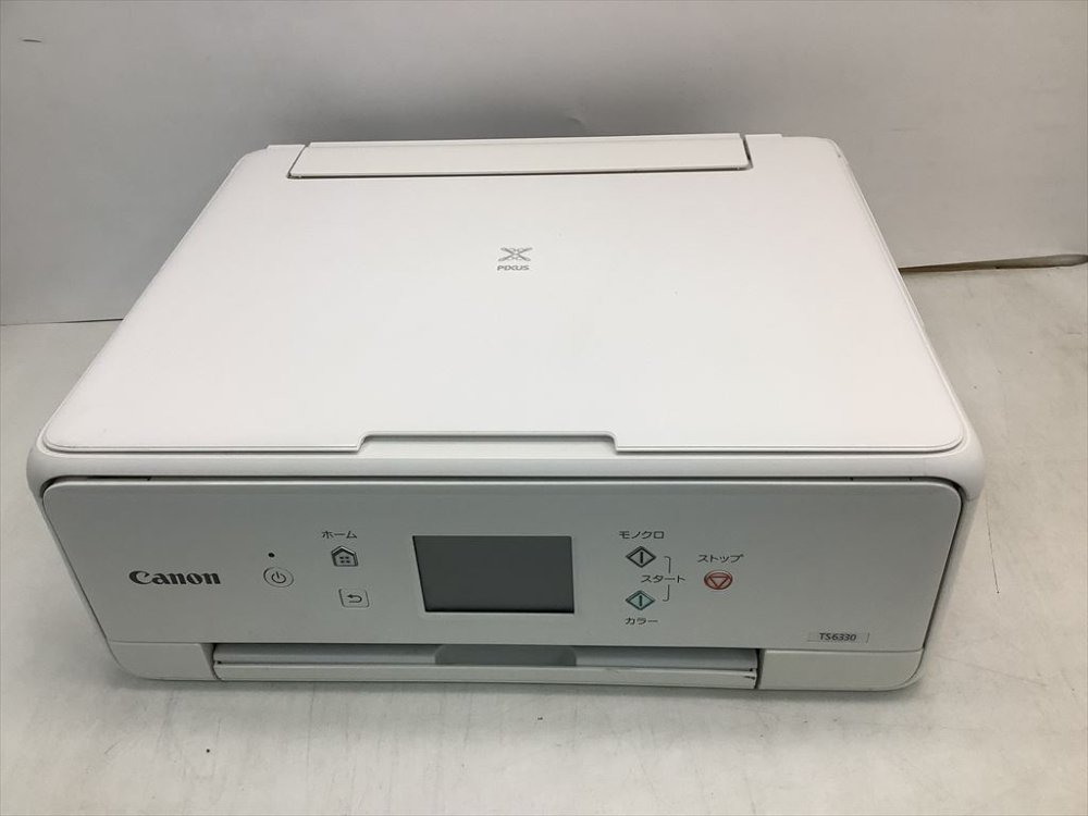 【中古】キヤノン Canon 印刷工 A4インクジェット練りあわせる機 PIXUS TS6330 白いこと 2019年模範例 5色・独立独行型・相応うインキBCI-380/381続きもの