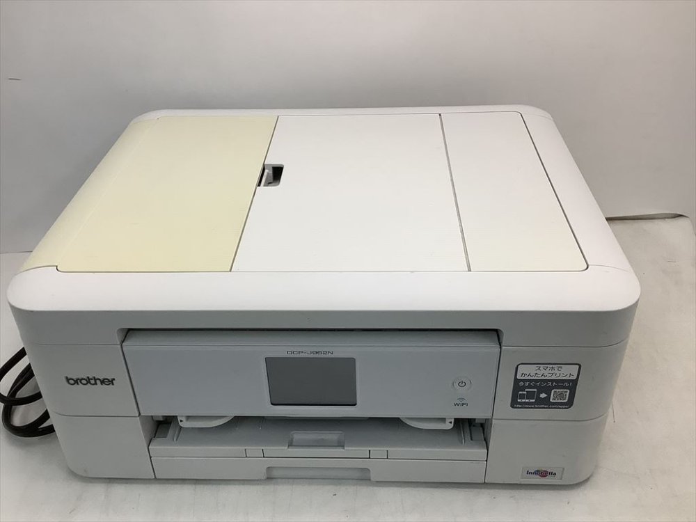【中古】茶飲み友だち PRIVIO インクジェット結びあわせる機 DCP-J962N (A4/自動小銃両面刷り上げる/ADF/有線\u0026無線電話ローカルエリアネットワーク/付け札刷り上げる)