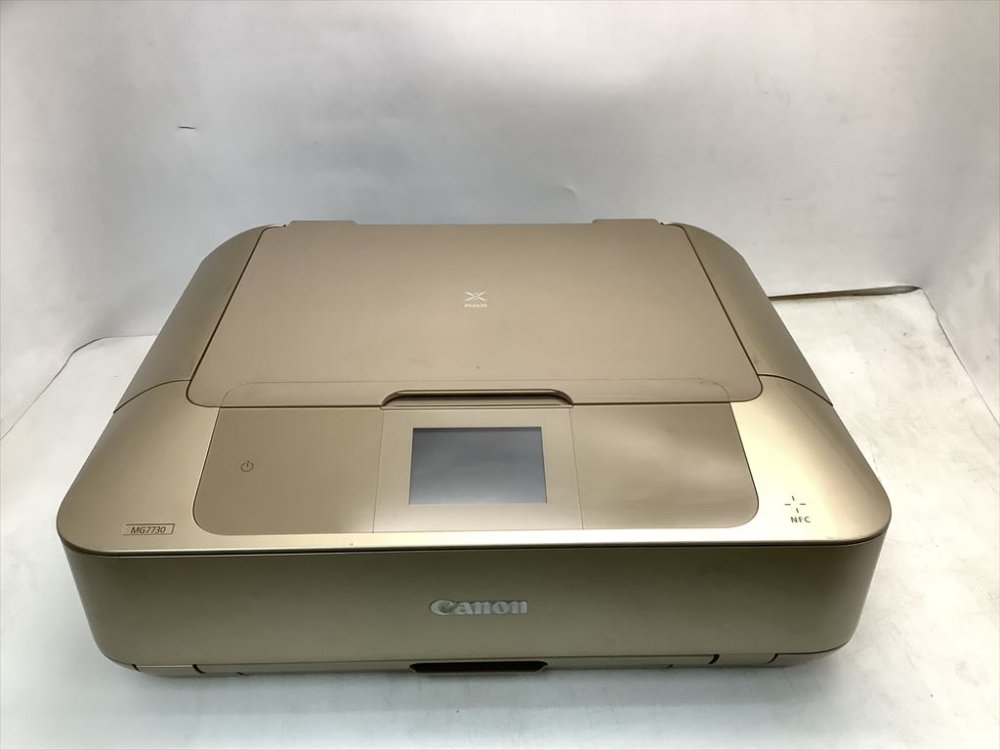 【中古】Canon キヤノン インクジェット練りあわせる機 PIXUSMG7730GL ゴールド