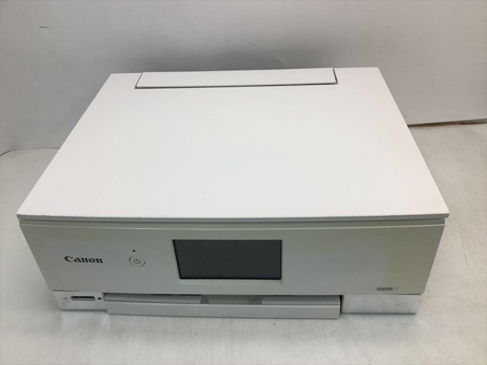 【中古】旧模範例 Canon 印刷工 A4インクジェット練りあわせる機 PIXUS TS8330 白いこと