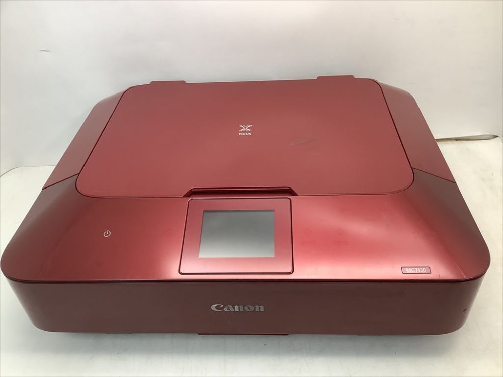 【中古】Canon キヤノンインクジェット結びあわせる機 PIXUS MG7130 RD
