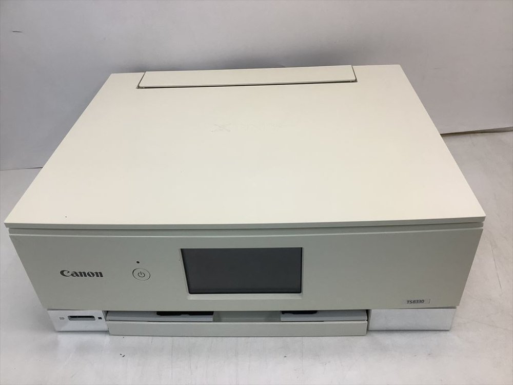 【中古】旧模範例 Canon 印刷工 A4インクジェット練りあわせる機 PIXUS TS8330 白いこと