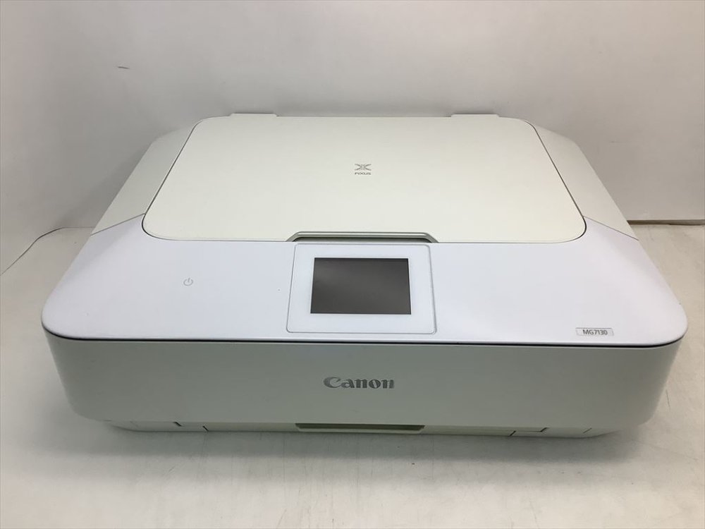 【中古】旧青写真 Canon キヤノン インクジェット結びあわせる機 PIXUS MG7130 WH