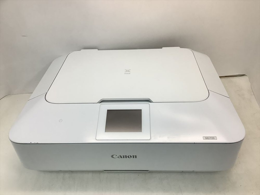 【中古】旧青写真 Canon キヤノン インクジェット結びあわせる機 PIXUS MG7130 WH