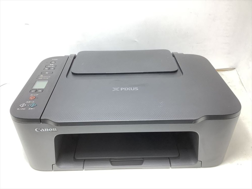 【中古】キヤノン Canon 印刷機 A4インクジェット結びあわせる機 PIXUS TS3530 黒いこと Wi-Fi相応う テレ細工物向け 2022年青写真 4色・原則として型・相応うインキBC-365/366つづき物