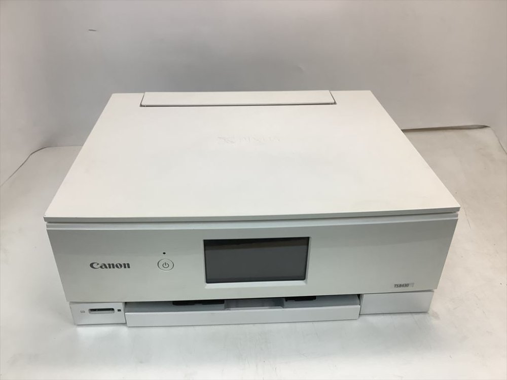【中古】Canon プリンター A4インクジェット複合機 PIXUS TS8430 ホワイト 2020年モデル テレワーク向け 普通｜プリンター専門店プリゴリくん