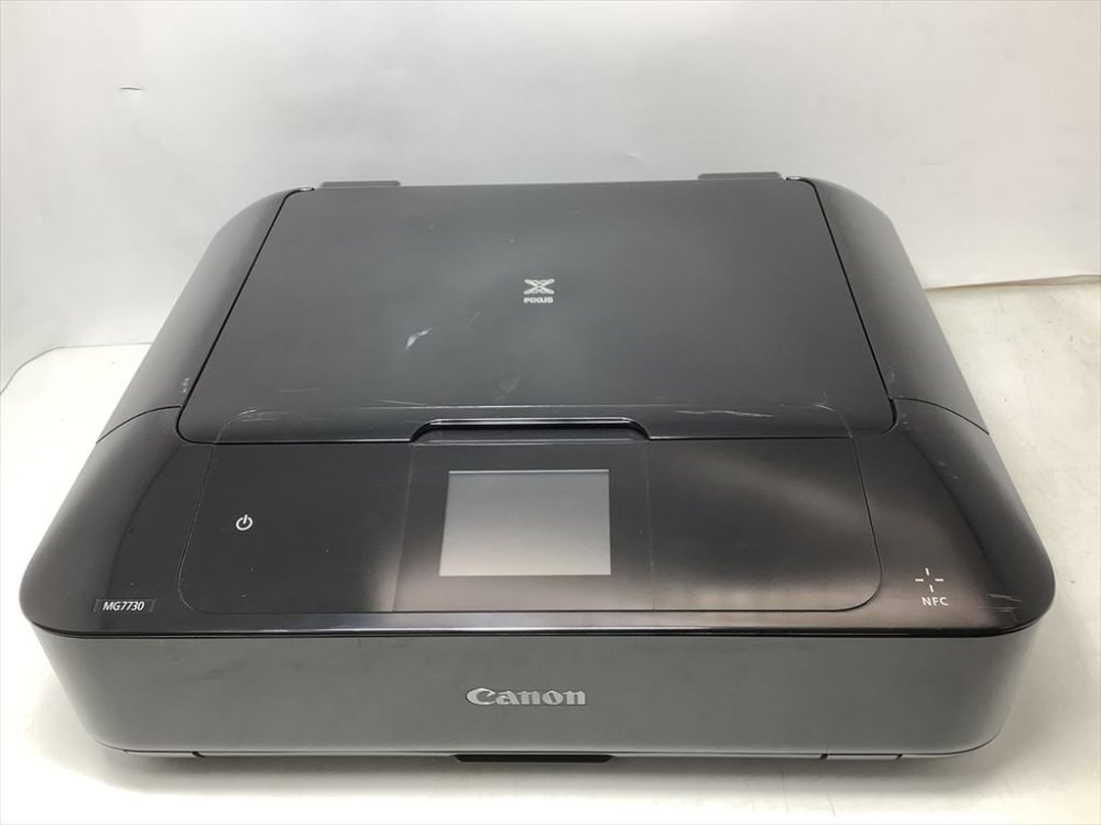 【中古】旧模範例 Canon インクジェット印刷工練りあわせる機 PIXUS MG7730 BK 黒いこと