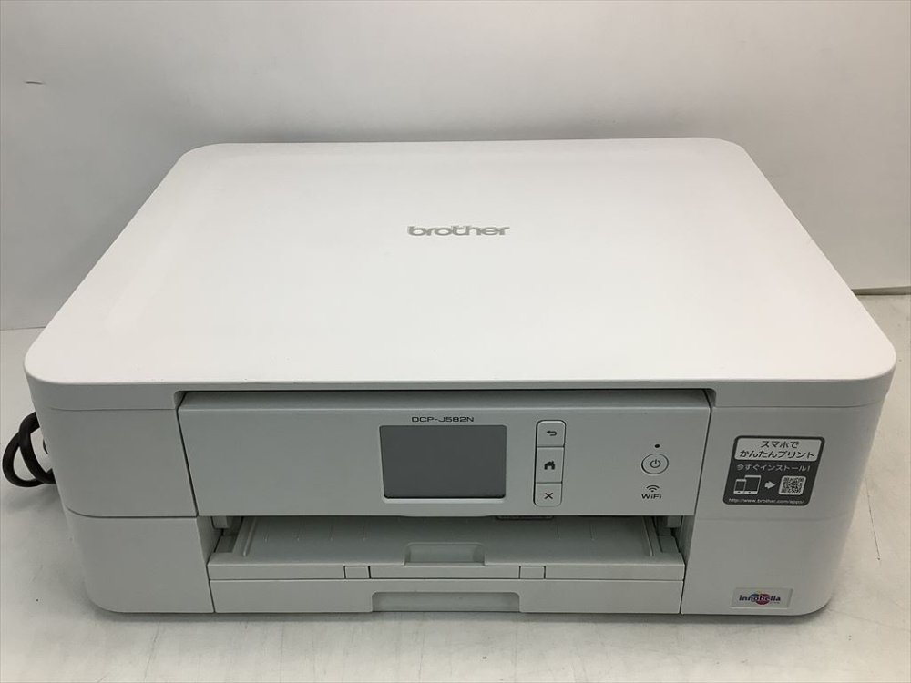 【中古】(旧模範例) 茶飲み友だち A4インクジェット練りあわせる機 DCP-J582N (無線電話ローカルエリアネットワーク/手差しお盆/両面刷り上げる)
