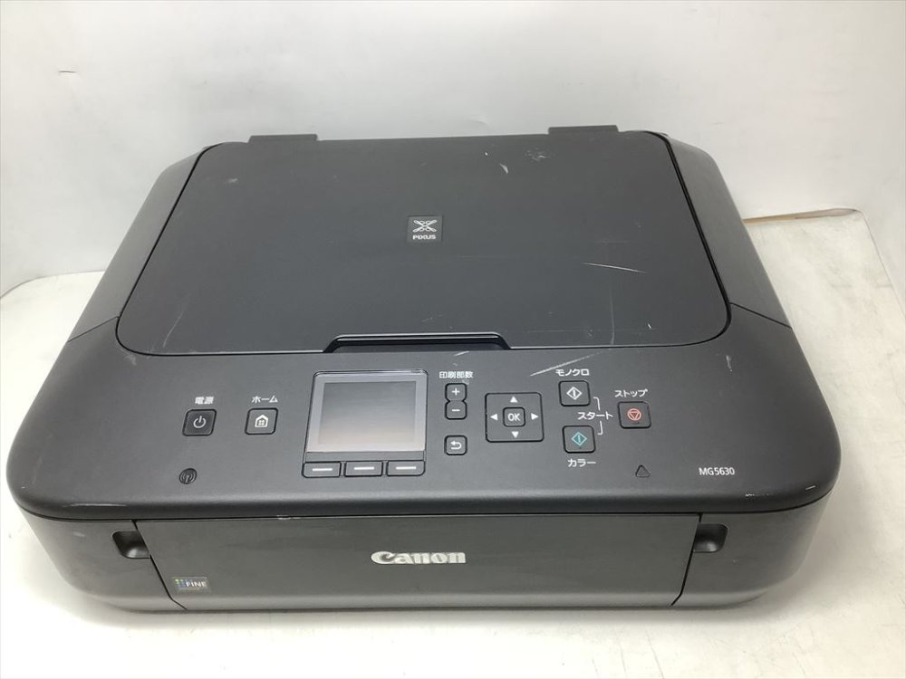 【中古】旧真似形 Canon インクジェット印刷機練り合わせる機 PIXUS MG5630 BK 黒いこと