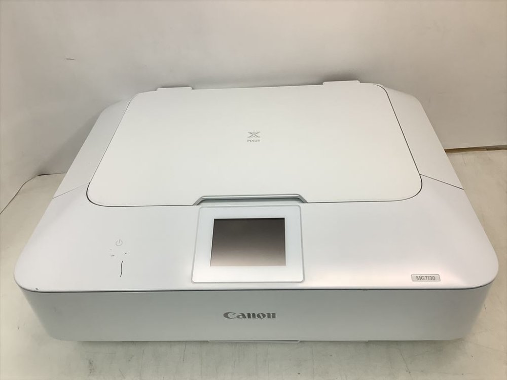 【中古】旧青写真 Canon キヤノン インクジェット結びあわせる機 PIXUS MG7130 WH