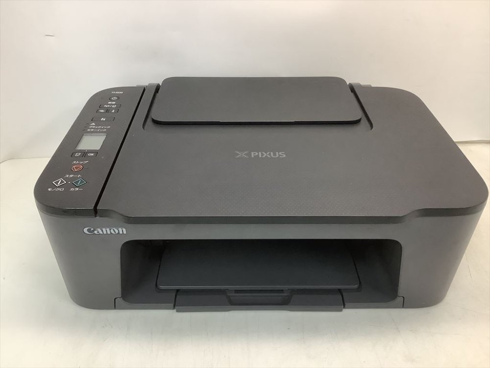 【中古】キヤノン Canon 印刷機 A4インクジェット結びあわせる機 PIXUS TS3530 黒いこと Wi-Fi相応う テレ細工物向け 2022年青写真 4色・原則として型・相応うインキBC-365/366つづき物