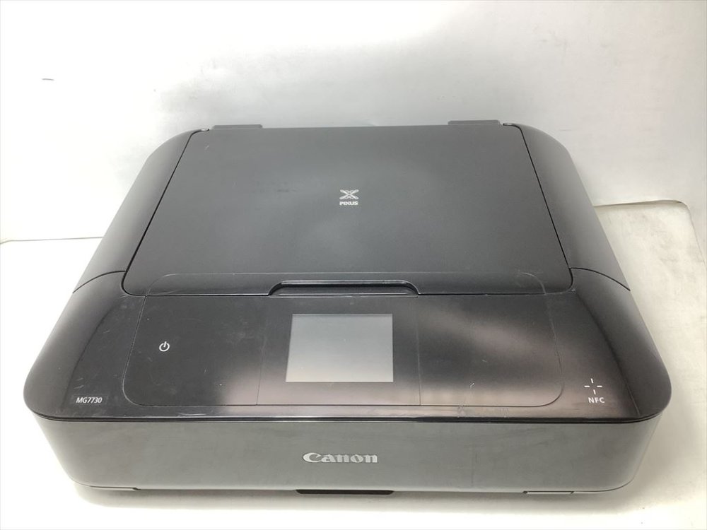 【中古】旧模範例 Canon インクジェット印刷工練りあわせる機 PIXUS MG7730 BK 黒いこと