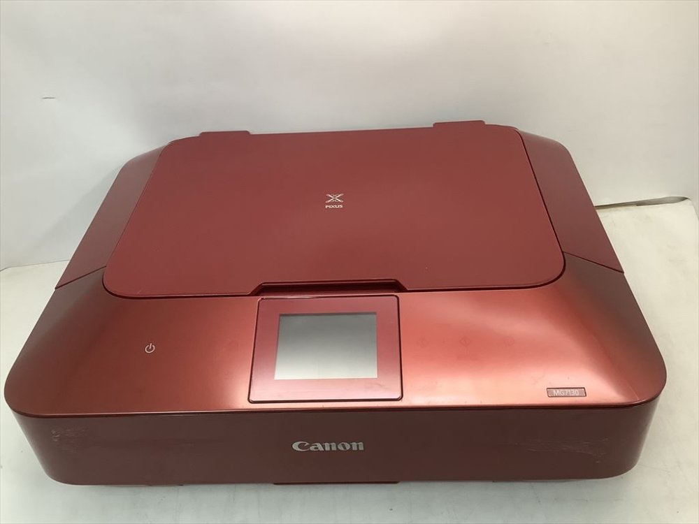 【中古】Canon キヤノンインクジェット練りあわせる機 PIXUS MG7130 RD