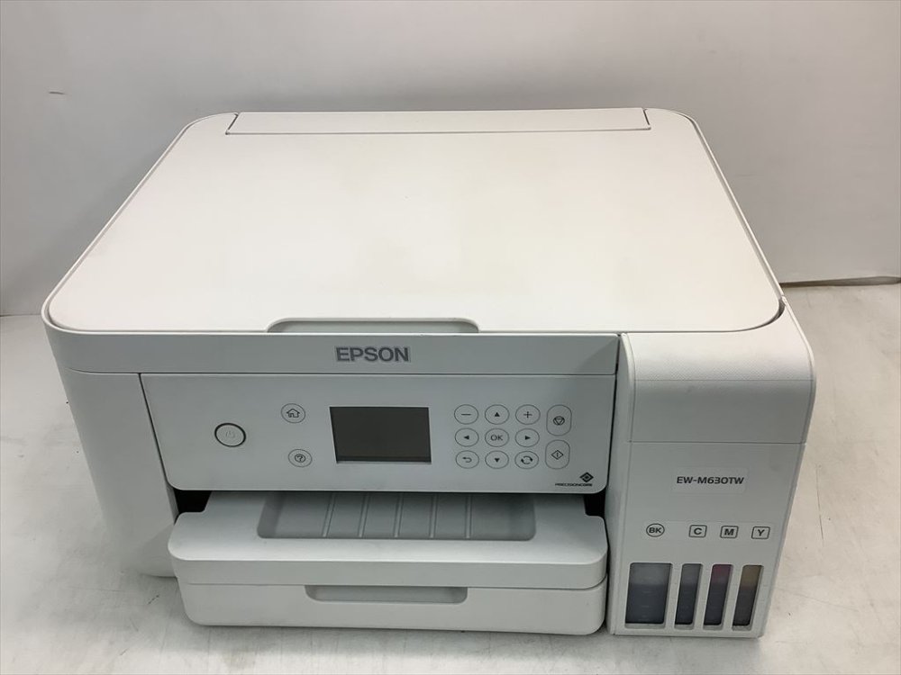 【中古】エプソン a 4 カラー プリント 対応 エコ タンク 搭載 インクジェット プリンタ 複合 機 ホワイト epson ew m 630 tw｜プリンター専門店プリゴリくん