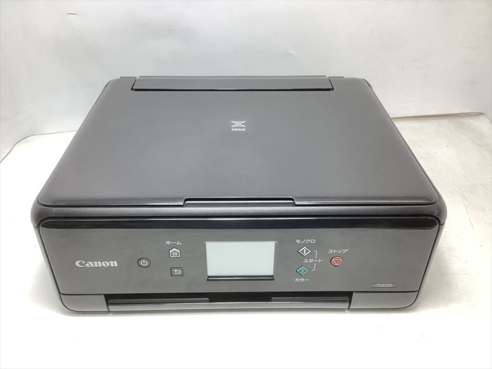 【中古】Canon 印刷工 A4インクジェット練りあわせる機 PIXUS TS6330 黒いこと 2019年模範例 5色・独立独行型・相応うインキBCI-380/381続きもの