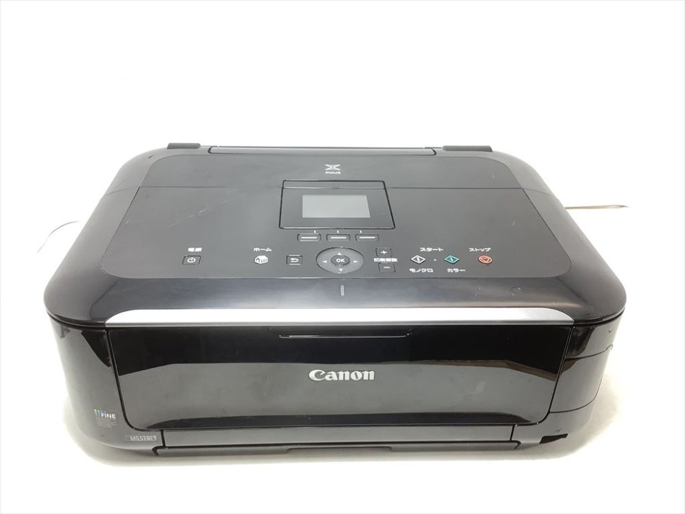 【中古】Canon インクジェット練りあわせる機 PIXUS MG5330 5色W黒インキ 自動小銃両面刷り上げる 無線電話ローカルエリアネットワーク積み上げる 無声映画流行り物積み上げる ECOとり備える付 PIXUSMG5330