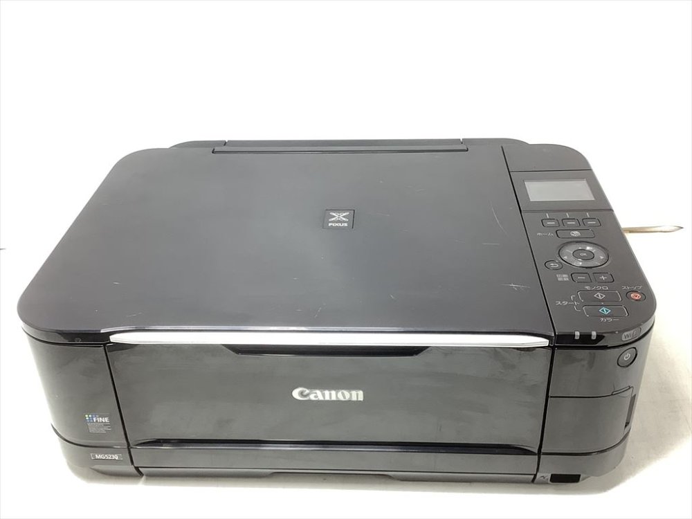 【中古】Canon インクジェット練りあわせる機 PIXUS MG5230 5色W黒インキ 自動小銃両面刷り上げる 向こう正面給紙テープ 無線電話ローカルエリアネットワーク積み上げる かっこ良い模範例
