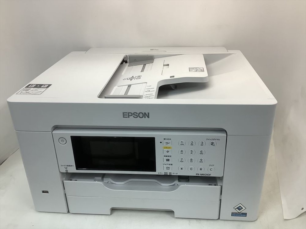 【中古】エプソン プリンター A3ノビ対応ビジネスインクジェットカラー複合機 FAX PX-M6010F コンパクト 1段カセットモデル｜プリンター専門店プリゴリくん