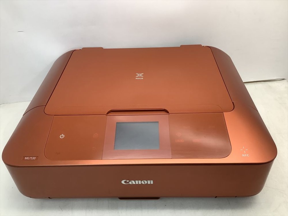 【中古】Canon キヤノンインクジェット練りあわせる機 PIXUSMG7530OR オレンジ色
