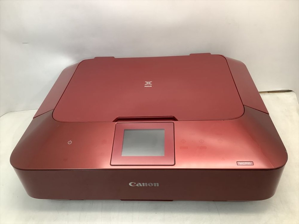 【中古】Canon キヤノンインクジェット練りあわせる機 PIXUS MG7130 RD