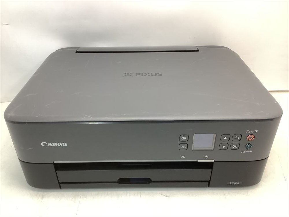 【中古】キヤノン Canon 印刷工 A4インクジェット練りあわせる機 PIXUS TS5430 黒いこと 2021年模範例 テレ細工物向け 4色・押し並べて型・相応うインキBC-360/361続きもの