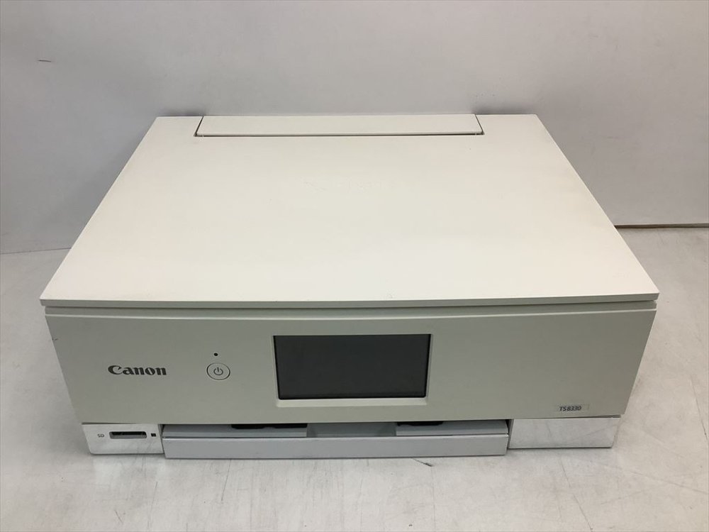 【中古】旧模範例 Canon 印刷工 A4インクジェット練りあわせる機 PIXUS TS8330 白いこと