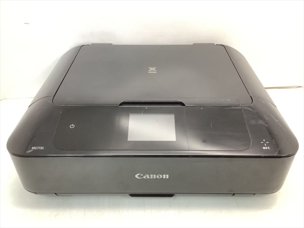 【中古】旧模範例 Canon インクジェット印刷工練りあわせる機 PIXUS MG7730 BK 黒いこと