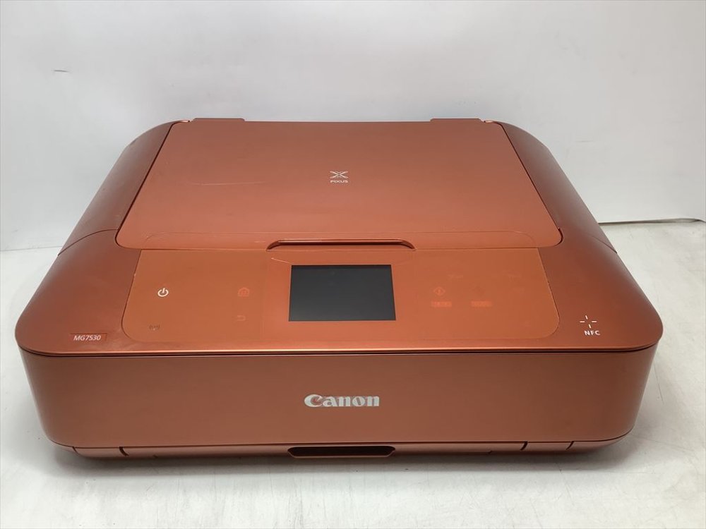【中古】Canon キヤノンインクジェット練りあわせる機 PIXUSMG7530OR オレンジ色