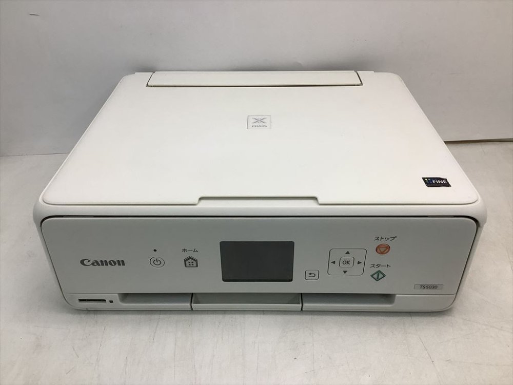 【中古】旧模範例 Canon インクジェット印刷工練りあわせる機 TS5030 WH 白いこと