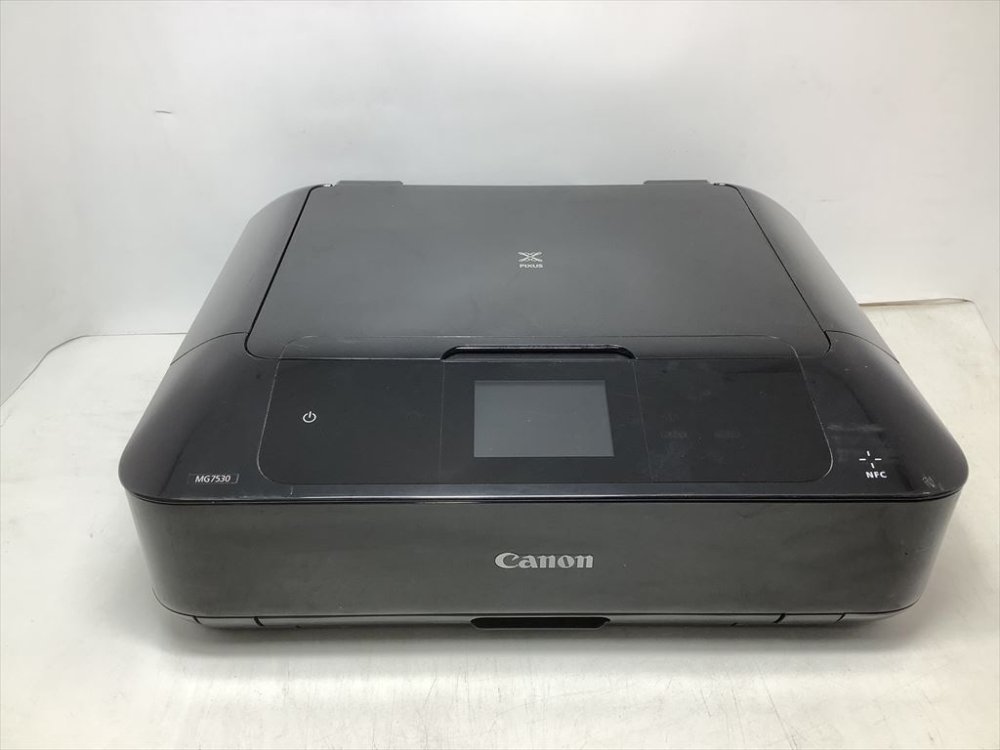 【中古】旧模範例 Canon インクジェット印刷工練りあわせる機 PIXUS MG7530 BK 黒いこと