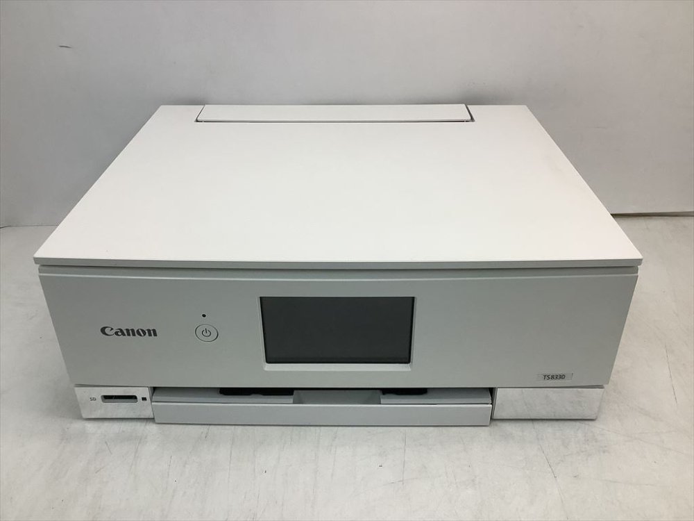 【中古】旧模範例 Canon 印刷工 A4インクジェット練りあわせる機 PIXUS TS8330 白いこと