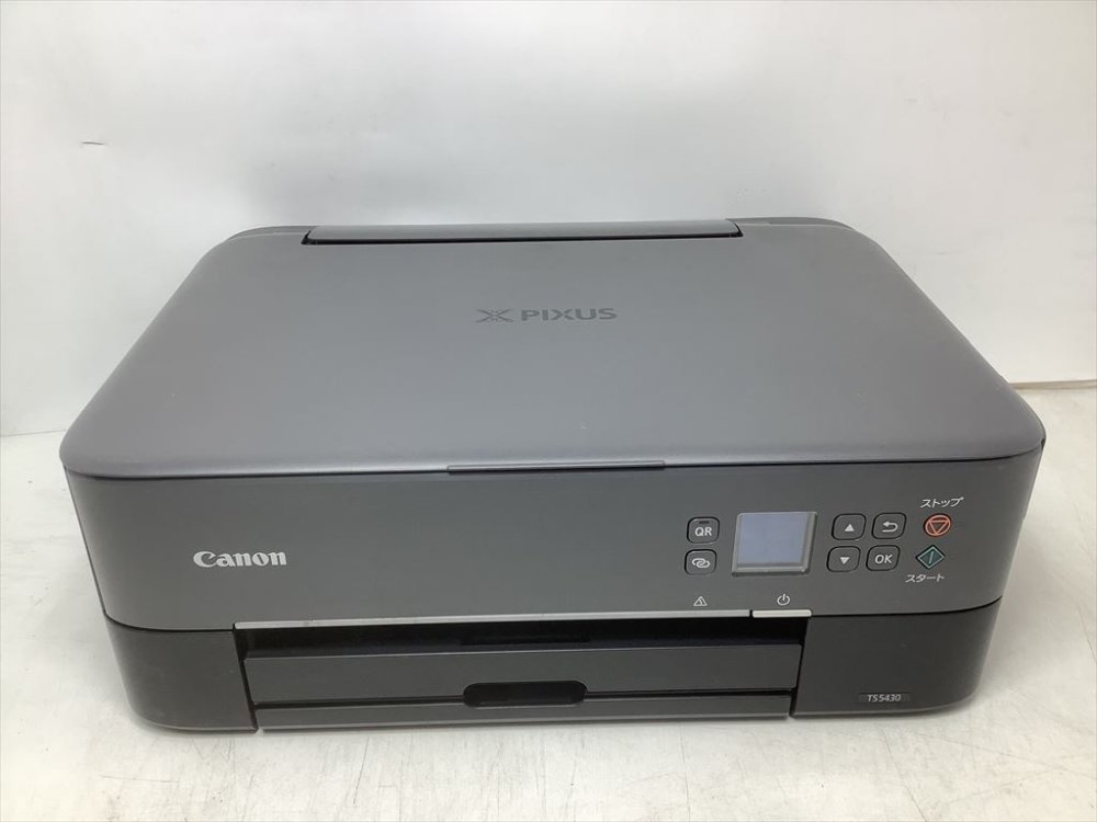 【中古】キヤノン Canon 印刷工 A4インクジェット練りあわせる機 PIXUS TS5430 黒いこと 2021年模範例 テレ細工物向け 4色・押し並べて型・相応うインキBC-360/361続きもの