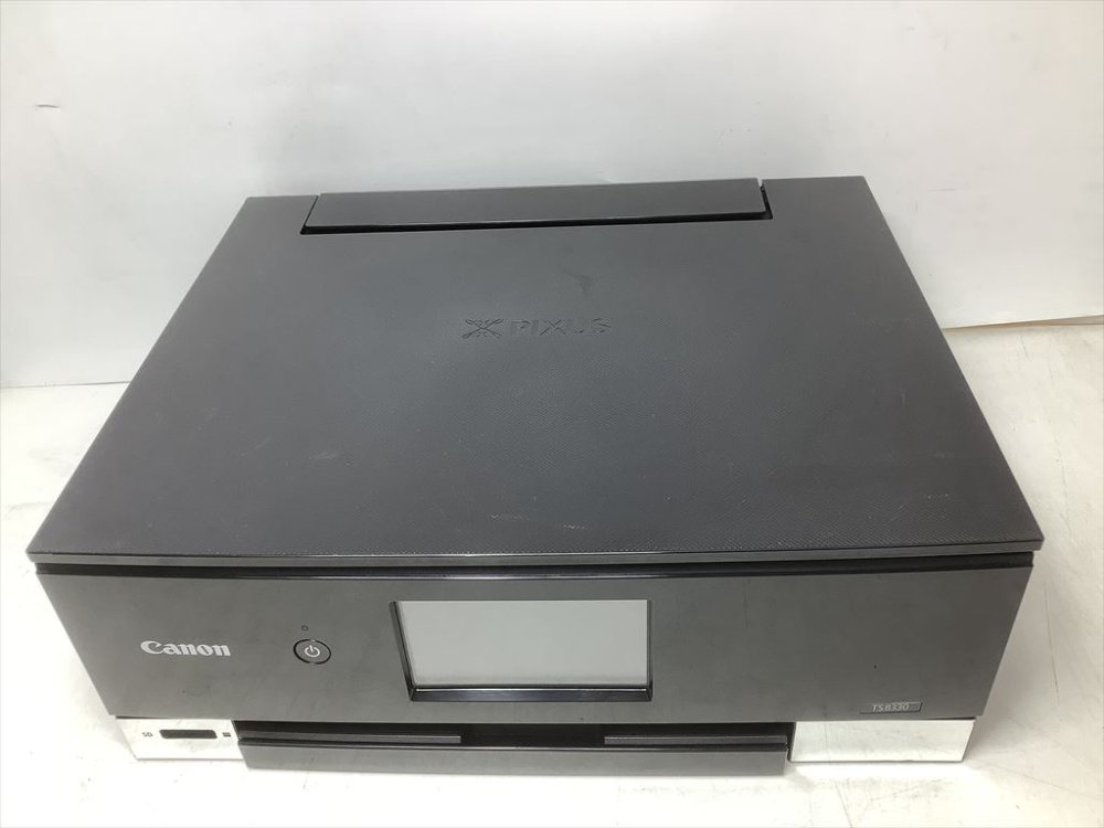 【中古】旧模範例 Canon 印刷工 A4インクジェット練りあわせる機 PIXUS TS8330 黒いこと