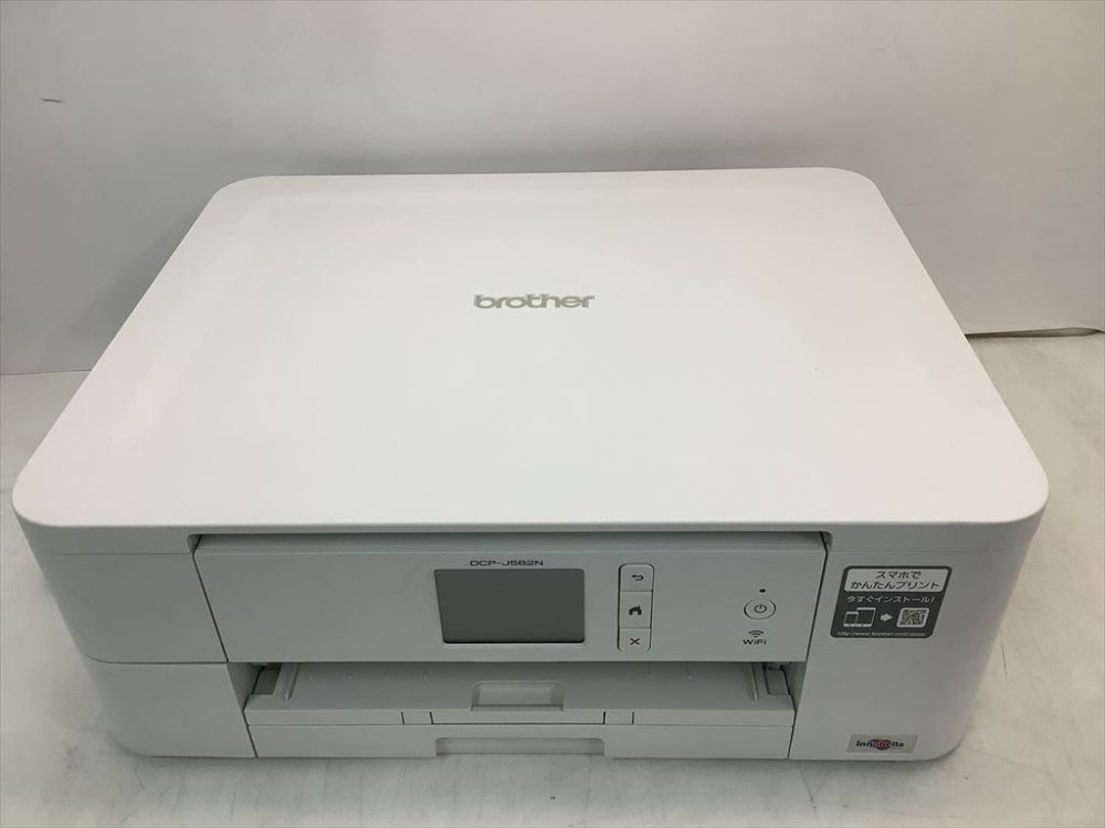 【中古】(旧模範例) 茶飲み友だち A4インクジェット練りあわせる機 DCP-J582N (無線電話ローカルエリアネットワーク/手差しお盆/両面刷り上げる)