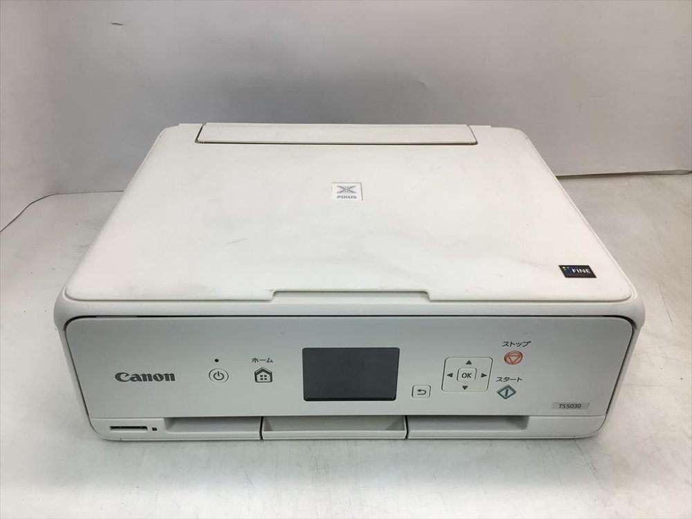 【中古】旧模範例 Canon インクジェット印刷工練りあわせる機 TS5030 WH 白いこと