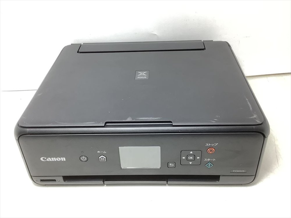 【中古】Canon 印刷工 A4インクジェット練りあわせる機 PIXUS TS5030S 黒いこと 2018年模範例