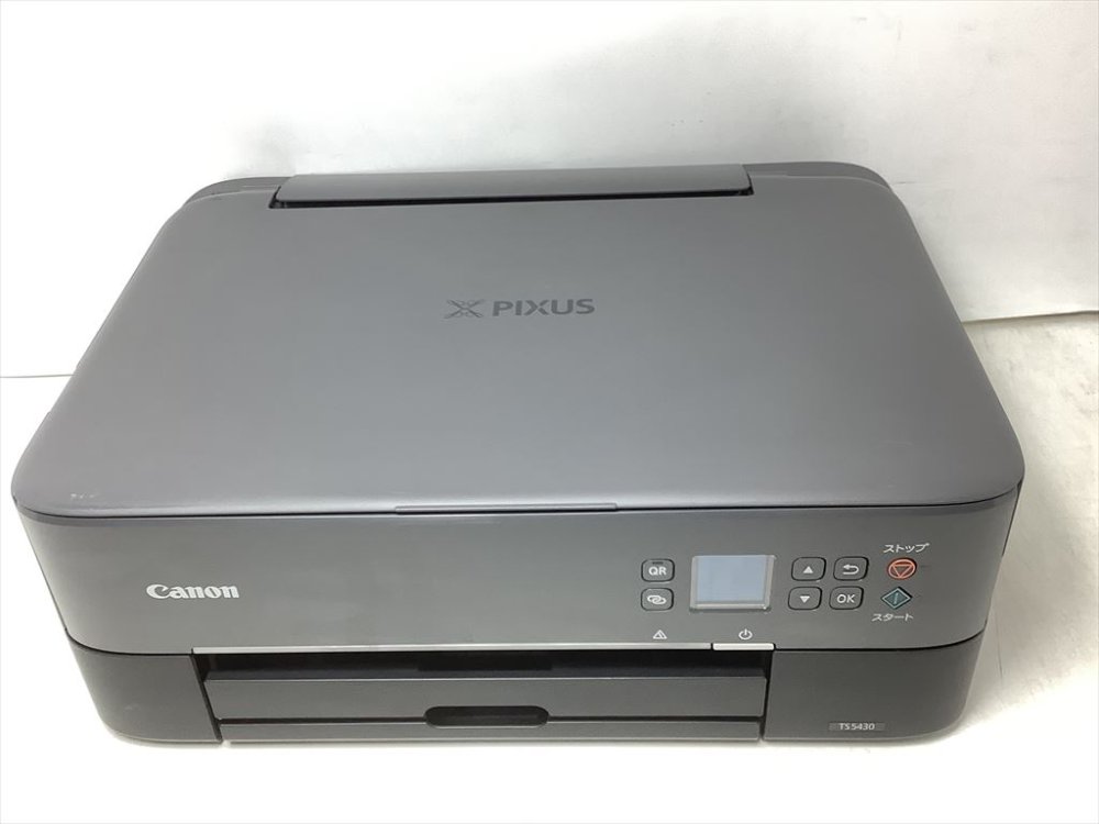 【中古】キヤノン Canon 印刷工 A4インクジェット練りあわせる機 PIXUS TS5430 黒いこと 2021年模範例 テレ細工物向け 4色・押し並べて型・相応うインキBC-360/361続きもの