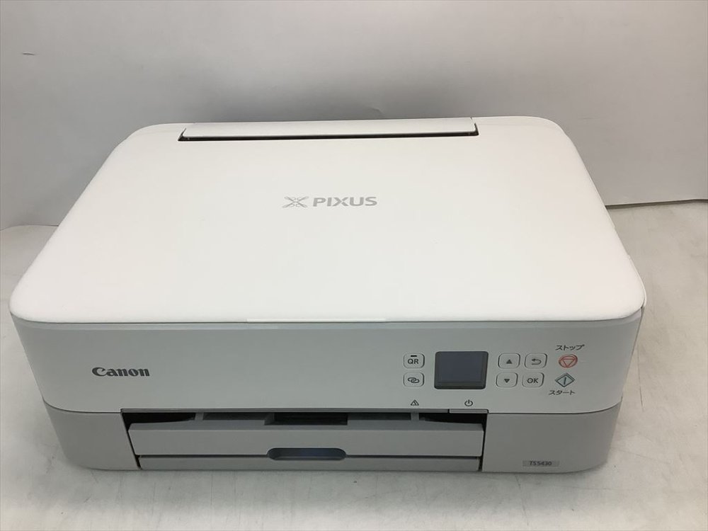 【中古】キヤノン Canon 印刷工 A4インクジェット練りあわせる機 PIXUS TS5430 白いこと 2021年模範例 テレ細工物向け 4色・押し並べて型・相応うインキBC-360/361続きもの