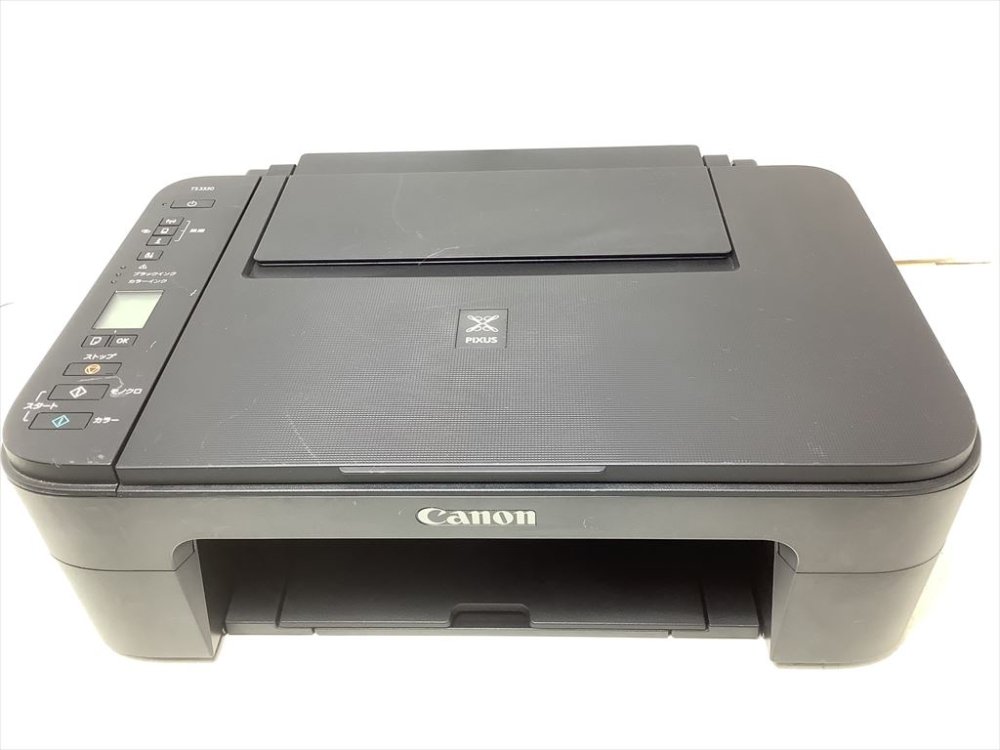 【中古】Canon プリンター A4インクジェット複合機 PIXUS TS3330 ブラック Wi-Fi対応 テレワーク向け｜プリンター専門店プリゴリくん 6,864円