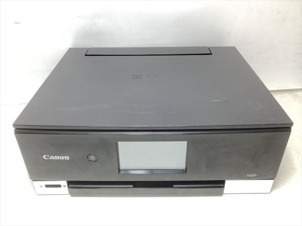 【中古】旧モデル Canon プリンター A4インクジェット複合機 PIXUS TS8330 ブラック｜プリンター専門店プリゴリくん