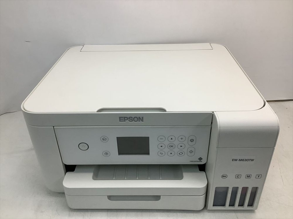 【中古】エプソン a 4 カラー プリント 対応 エコ タンク 搭載 インクジェット プリンタ 複合 機 ホワイト epson ew m 630 tw｜プリンター専門店プリゴリくん