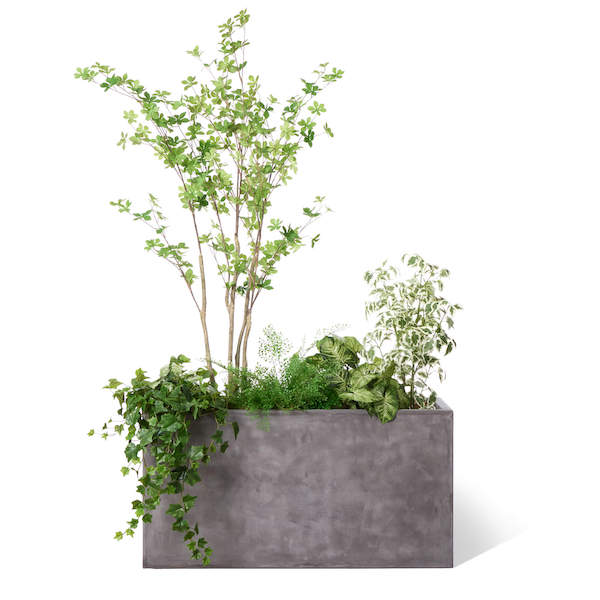 観葉植物 造花 約幅90cm フィカス 店舗 7号鉢対応 リビング 1124 A