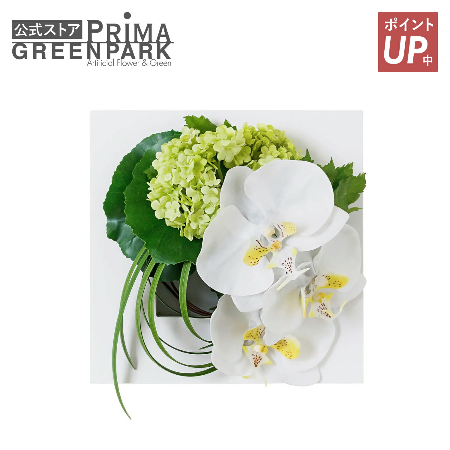 【ポイントUP】【公式】胡蝶蘭 フレームS 造花 フラワーアレンジメント | PRIMA フェイクフラワー インテリア フラワーギフト アートフラワー 開店祝い 開業祝い アレンジ プレゼント アレンジメント フェイクフラワー