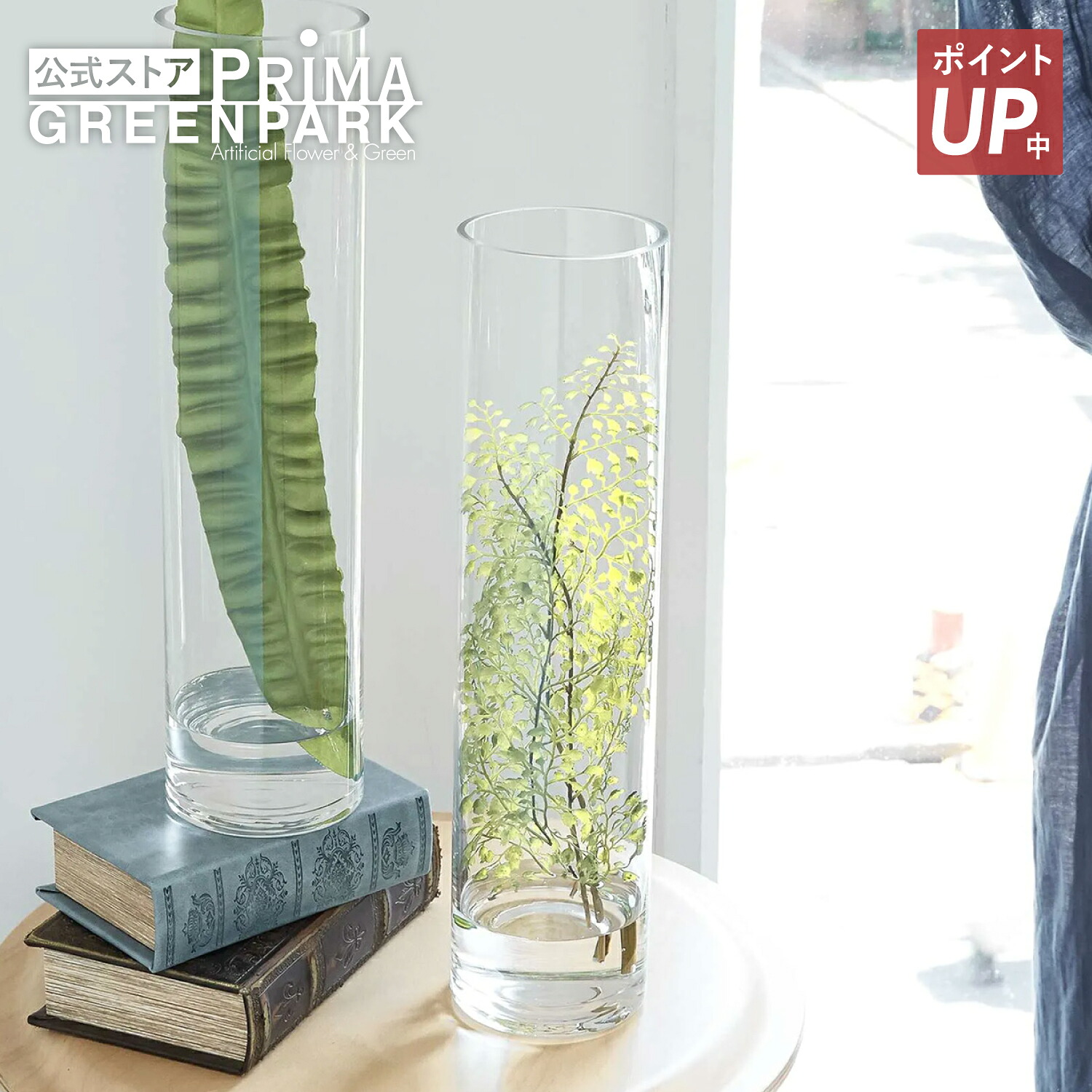 【尖んがりUP】【堅苦しさ】アジアンタム お水円柱  観葉草木 フェイクグリーン  | GREENPARK 人工観葉草木 造花 今めかしい 実際的 似たり 室内装飾緑であること 芸術緑であること 差し上げ物 差し上げ物 祝い事